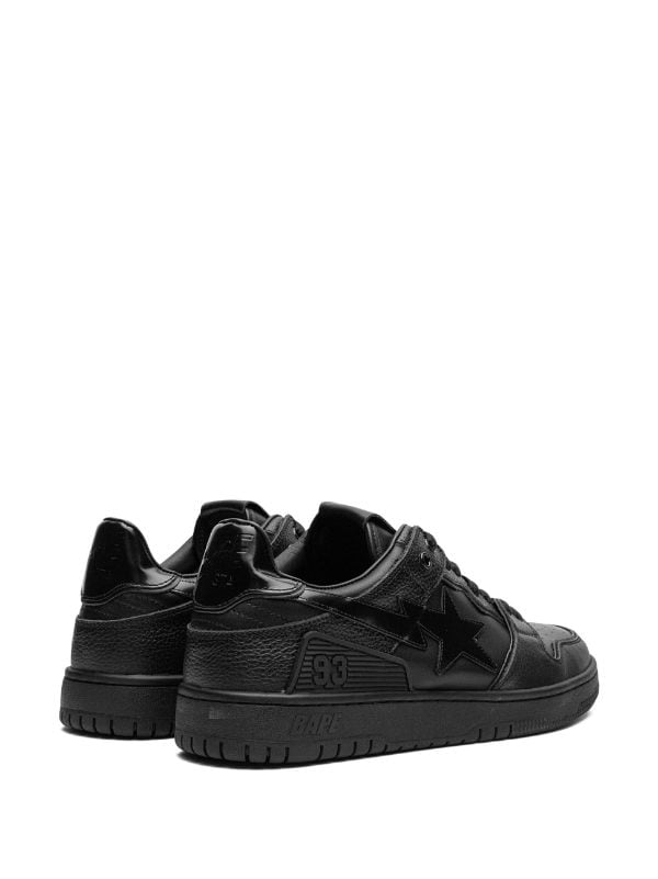 A BATHING APE. Sk8 Sta #3 M1 "Black" sneakers