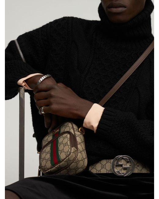 GUCCI - CANVAS BELT